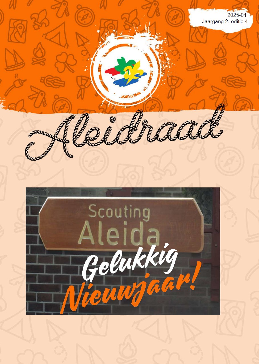 De Aleidraad van januari 2025 van Scouting Aleida Schiedam