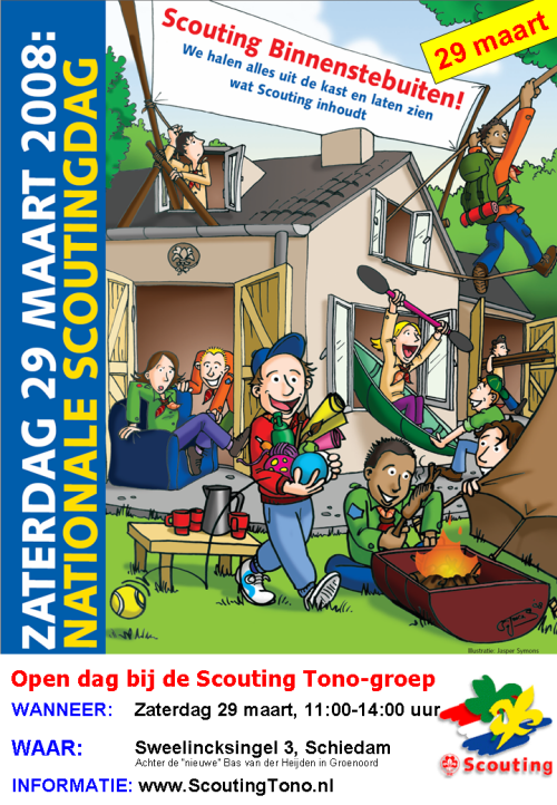 De Nationale Scouting Dag bij de Scouting Tono-groep