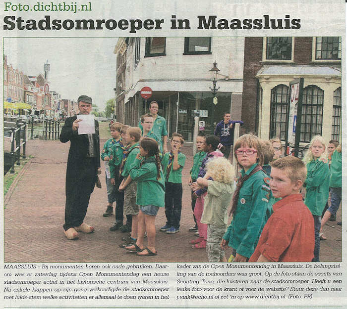 De Postiljon Maassluis van 14 september 2011, achterpagina