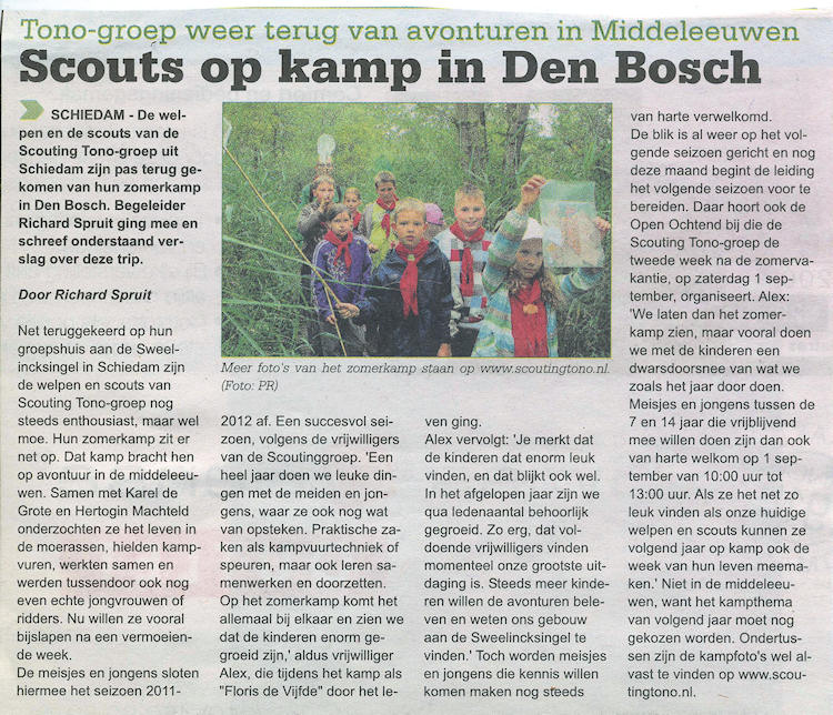De Echo Schiedam van 18 juli 2012, achterzijde
