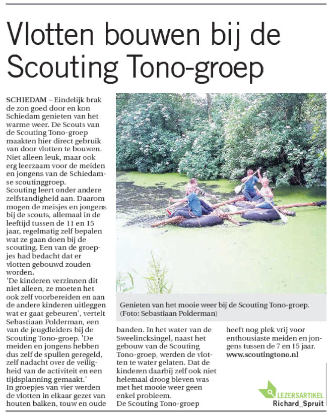  In de Waterweg Dichtbij van 18 juni 2014 wordt het vlotten bouwen beschreven op pagina 17