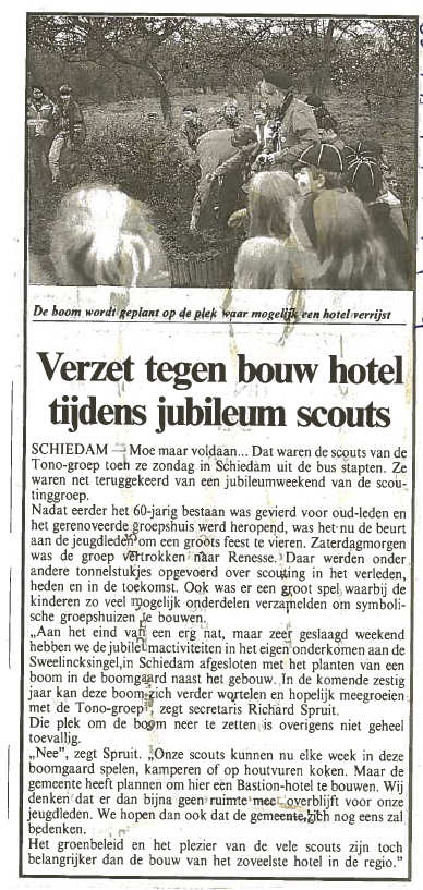  In de Havenloods  van 14 april 1994 verscheen dit artikel. Foto: Richard Spruit (Dolfijn)