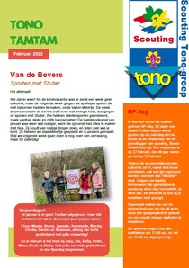 De Tono Tamtam van de januari 2022 van de Scouting Tono-groep Schiedam